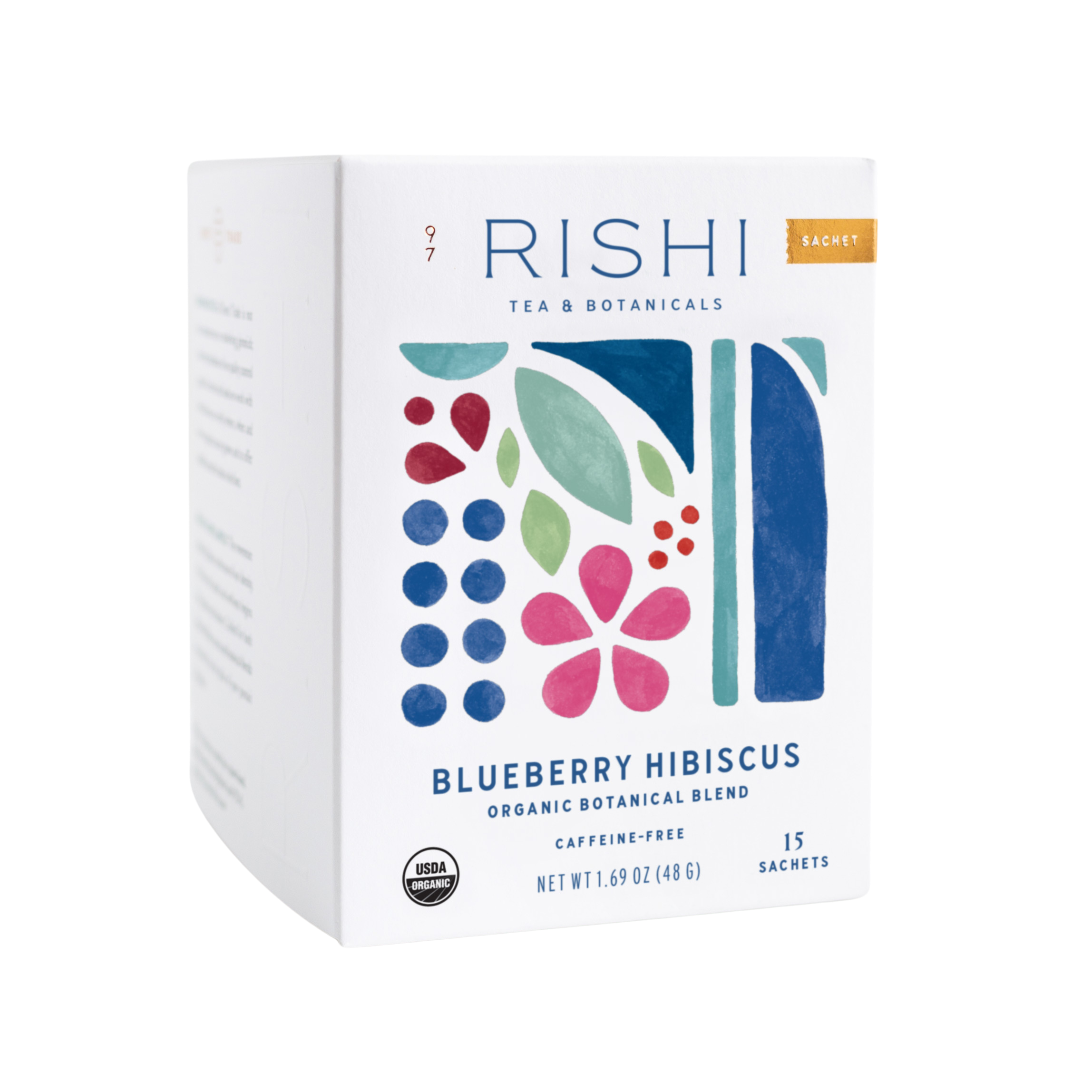 misha&puff ロンギース　blueberry 3y Rishi Tea | Blueberry Hibiscus | 15ct Box | Individually Wrapped