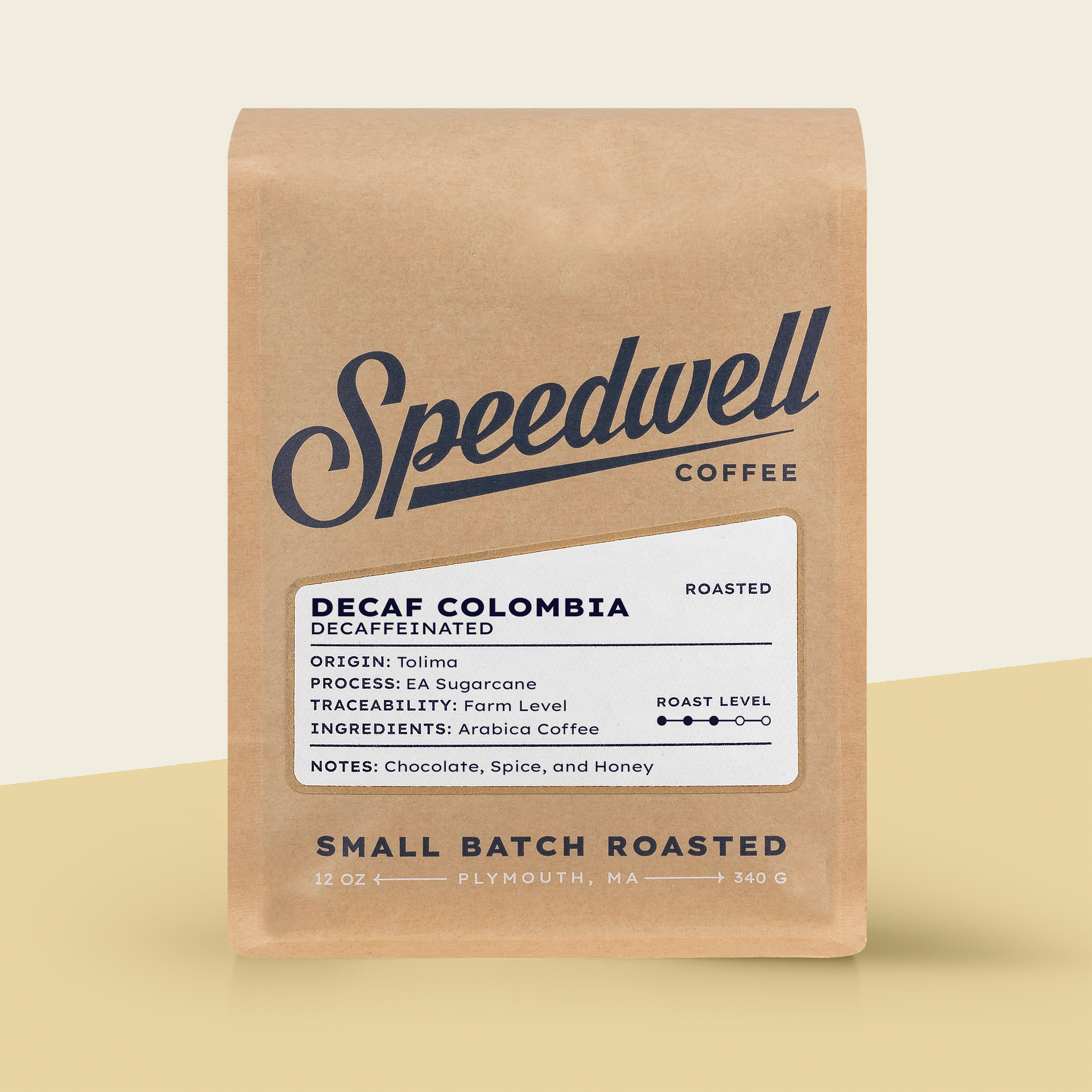 Decaf Colombia Sugar Cane EA | Roasted Fresh Daily – Speedwell Coffee